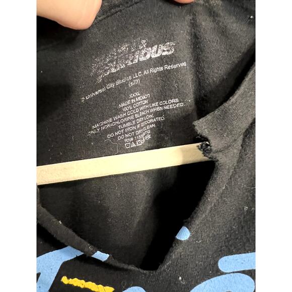 Fast and Furious XXXL T Shirt Black V Cut-out Neck Short Sleeve Y2K Vintage - Picture 4 of 8